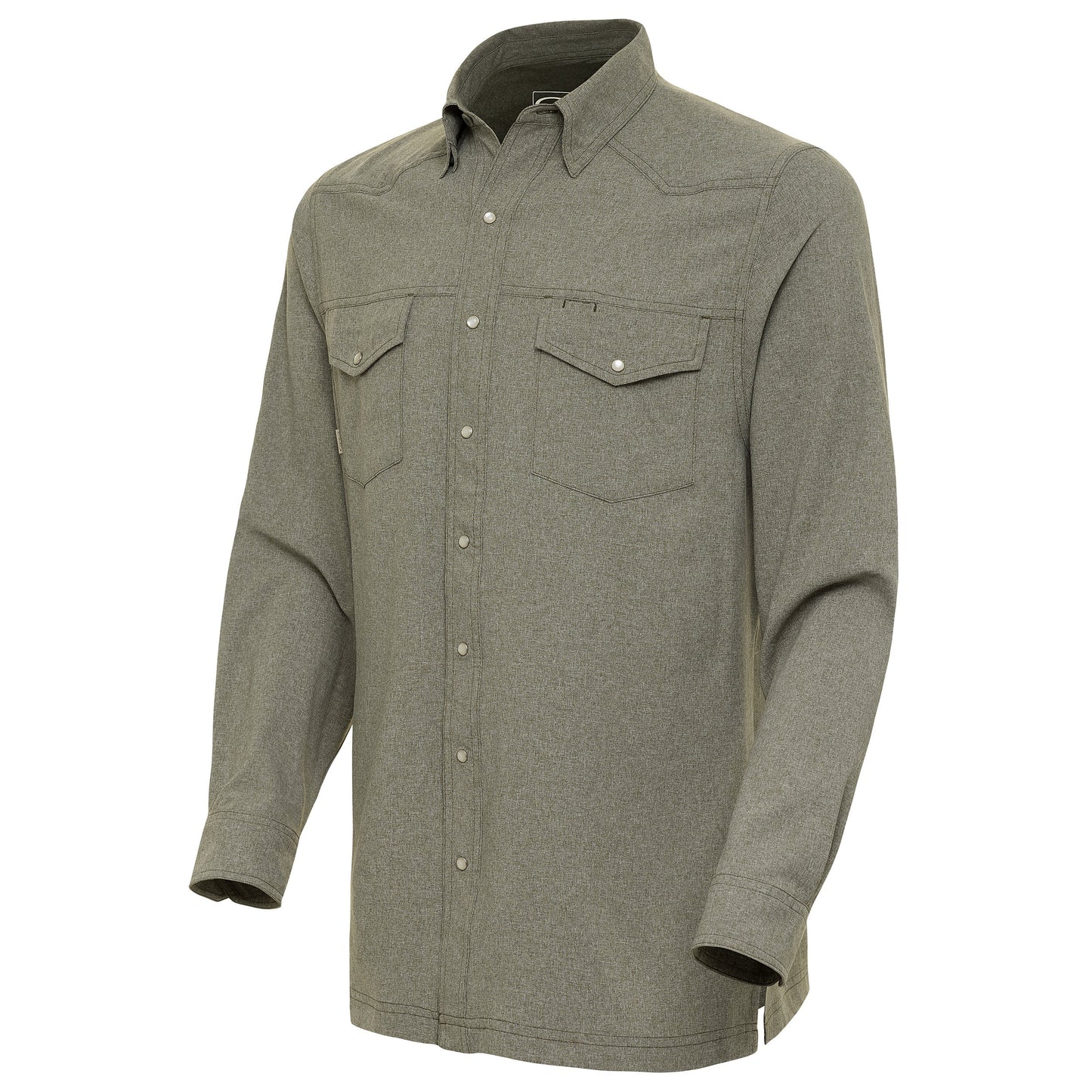 Agave Pearl Snap Long Sleeve Ranch Shirt