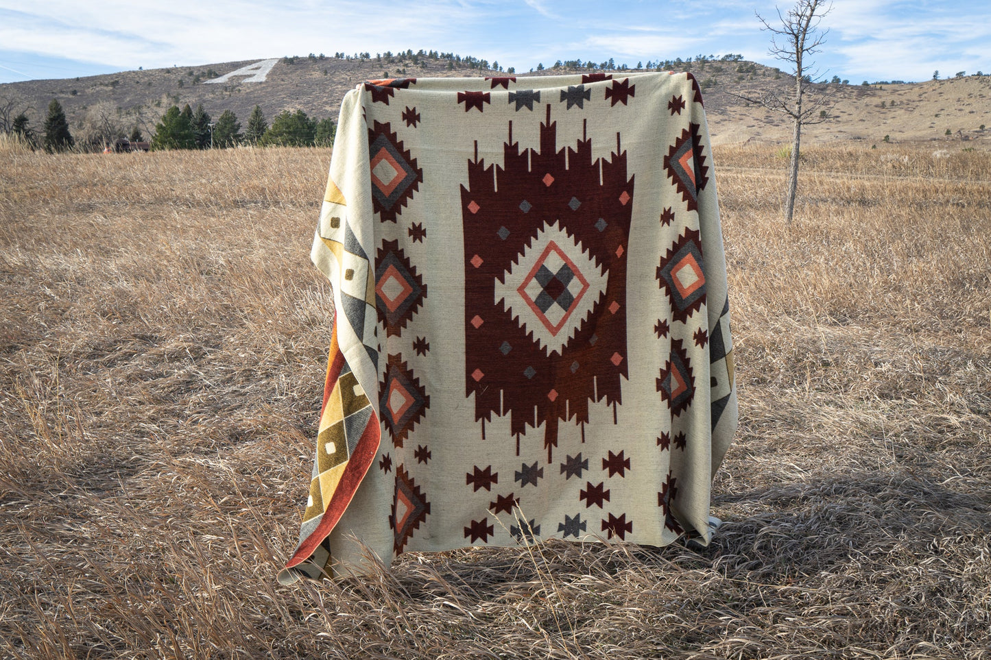 Alpaca Wool Blanket - Western