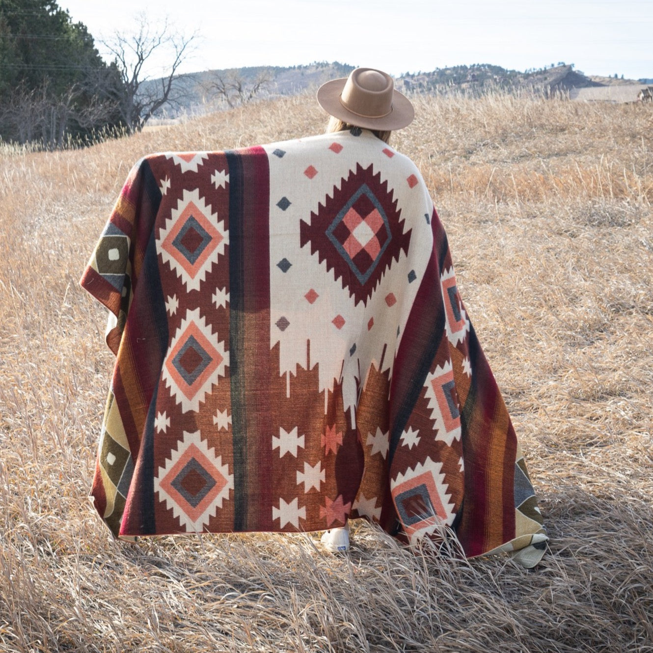 Alpaca Wool Blanket - Western