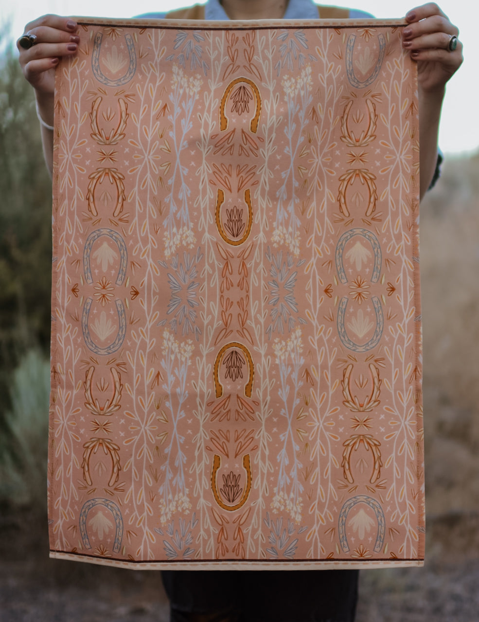 Western Harvest Rustic Farmhouse Kitchen Tea Towel